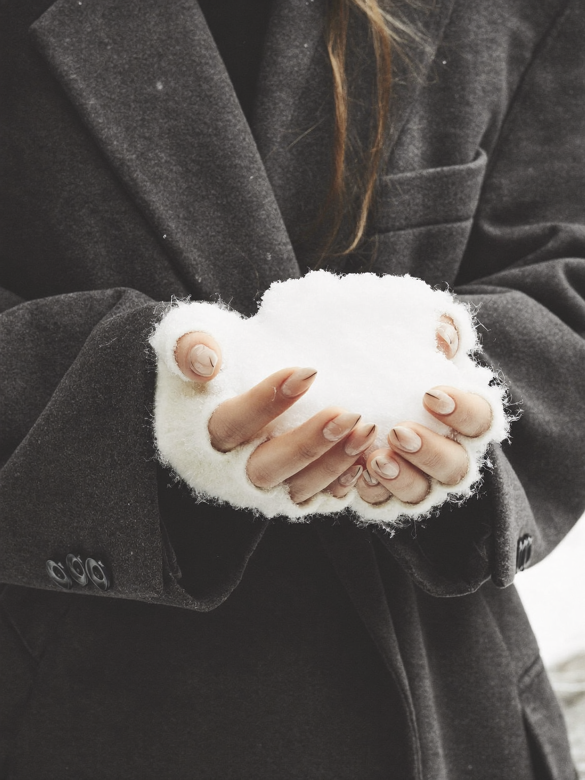 PlushWarm Half-Finger Gloves